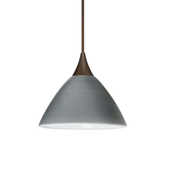 Besa Lighting Domi Cord Pendant, Titan, Bronze Finish, 1x5W LED 1XT-1743TN-LED-BR - main